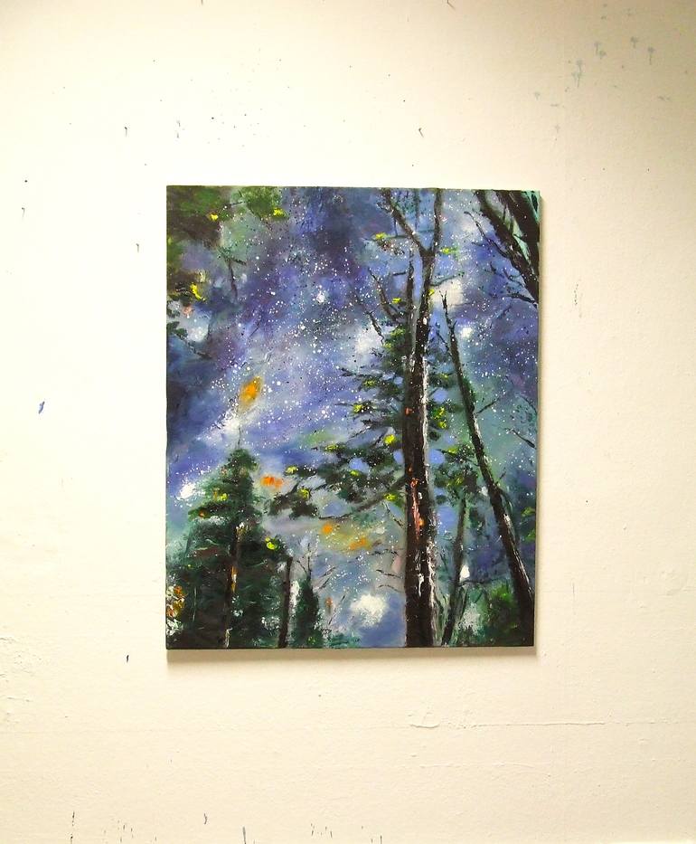 Original Expressionism Nature Painting by Tanja Vetter