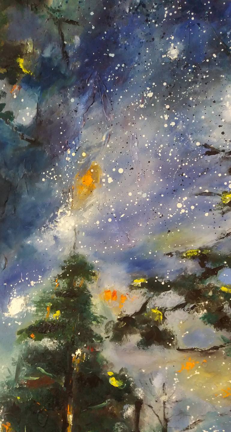 Original Expressionism Nature Painting by Tanja Vetter