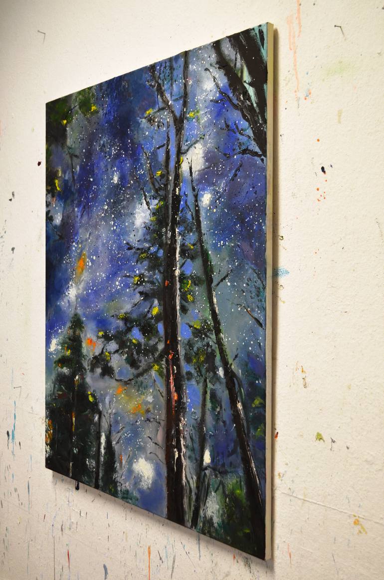 Original Expressionism Nature Painting by Tanja Vetter