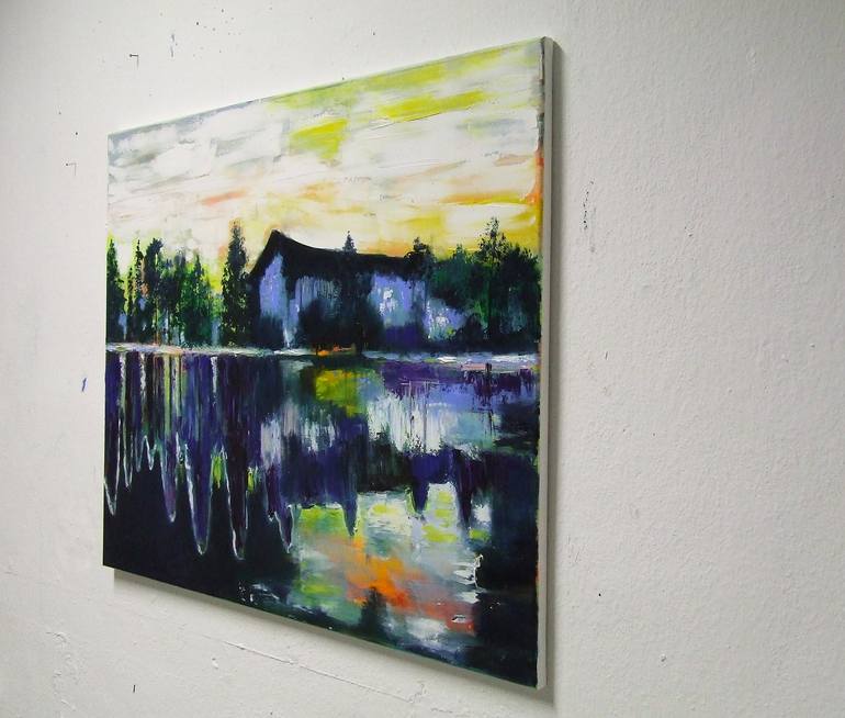Original Expressionism Landscape Painting by Tanja Vetter