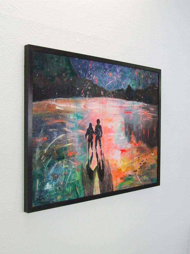 Original Expressionism Nature Painting by Tanja Vetter