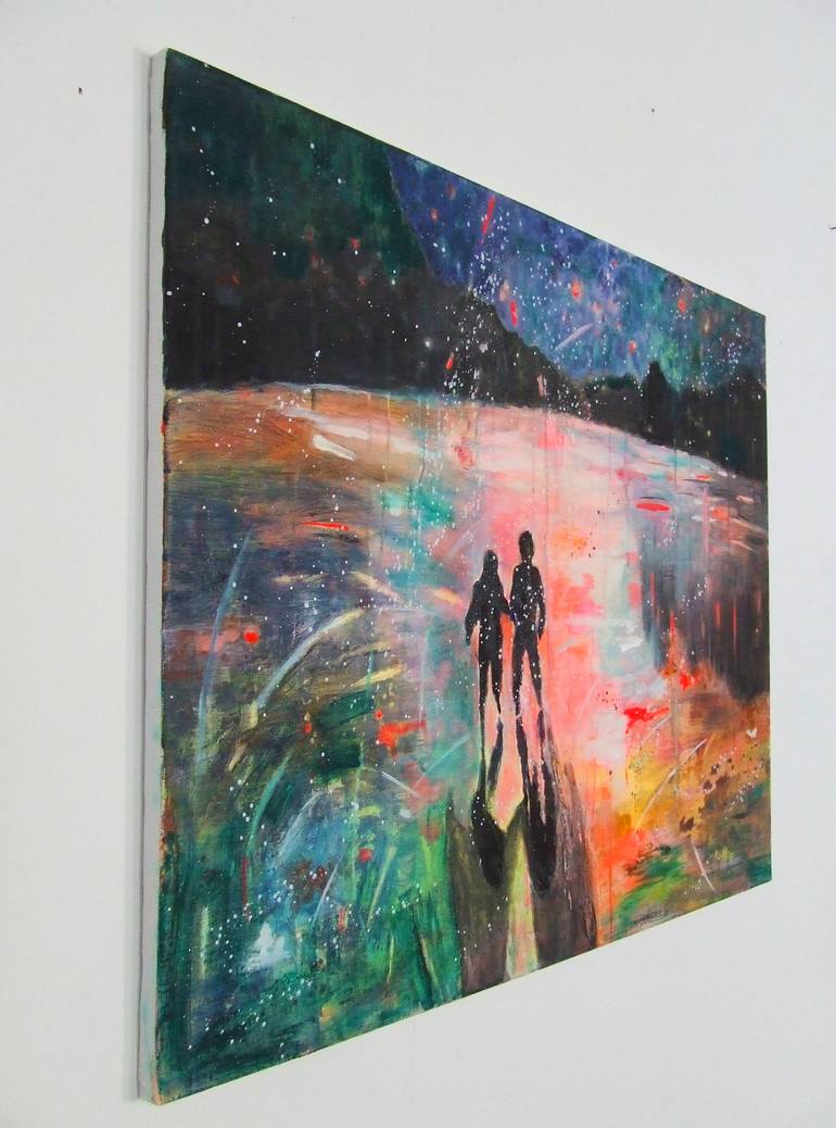 Original Expressionism Nature Painting by Tanja Vetter