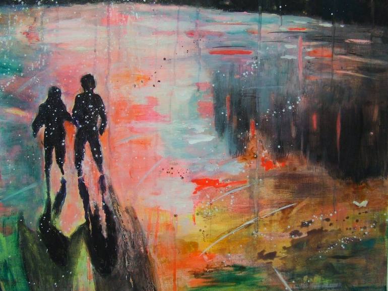 Original Expressionism Nature Painting by Tanja Vetter