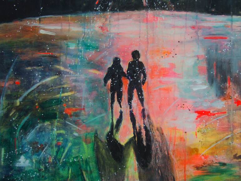 Original Expressionism Nature Painting by Tanja Vetter