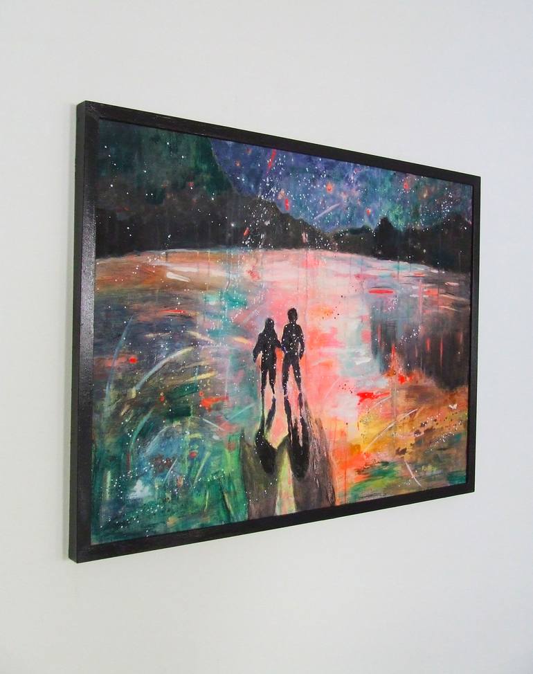 Original Expressionism Nature Painting by Tanja Vetter