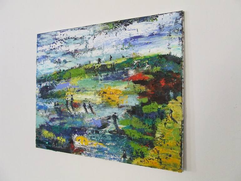 Original Expressionism Landscape Painting by Tanja Vetter