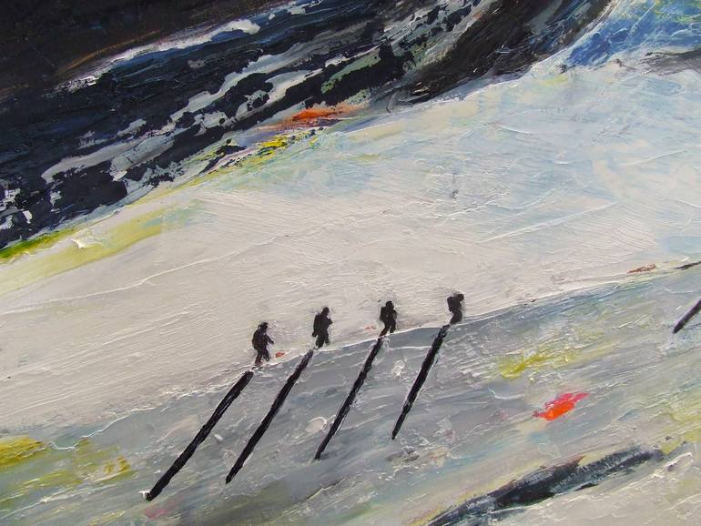 Original Expressionism Landscape Painting by Tanja Vetter