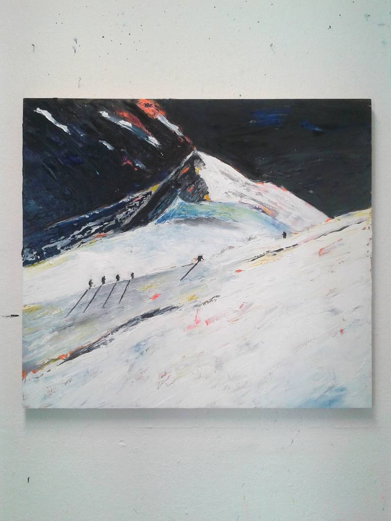 Original Expressionism Landscape Painting by Tanja Vetter