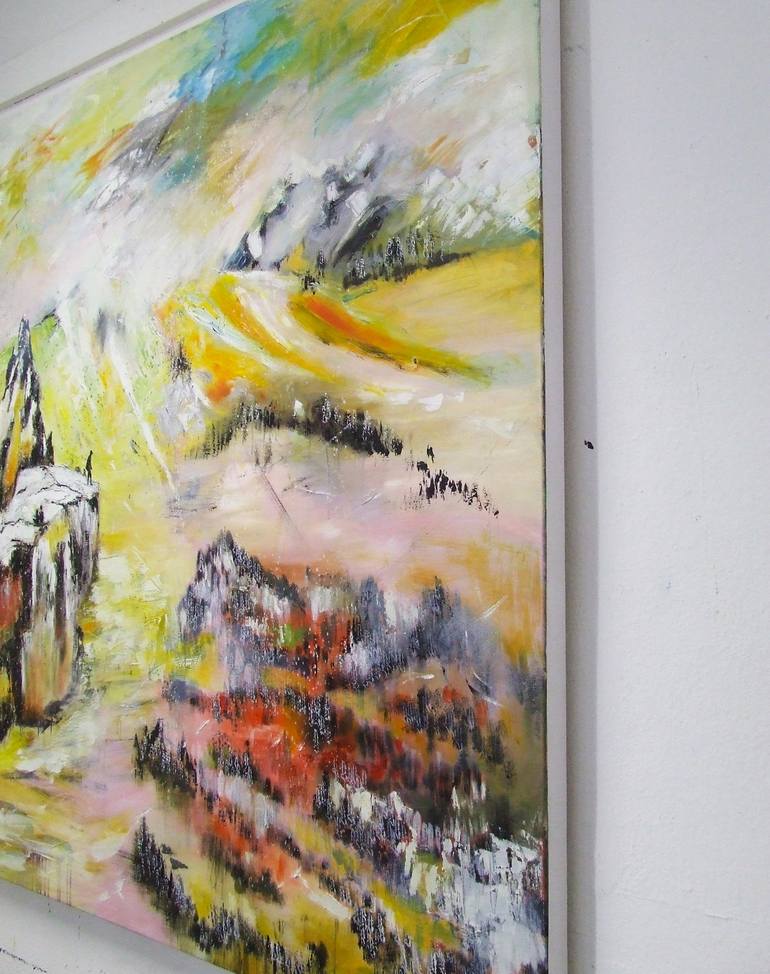 Original Expressionism Landscape Painting by Tanja Vetter