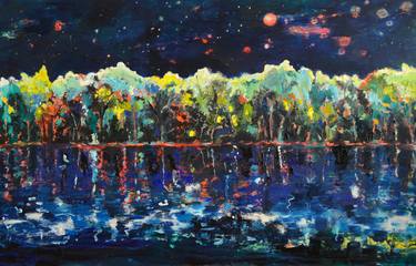 Original Expressionism Nature Paintings by Tanja Vetter