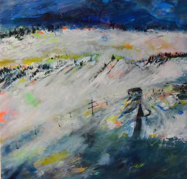 Original Expressionism Landscape Paintings by Tanja Vetter