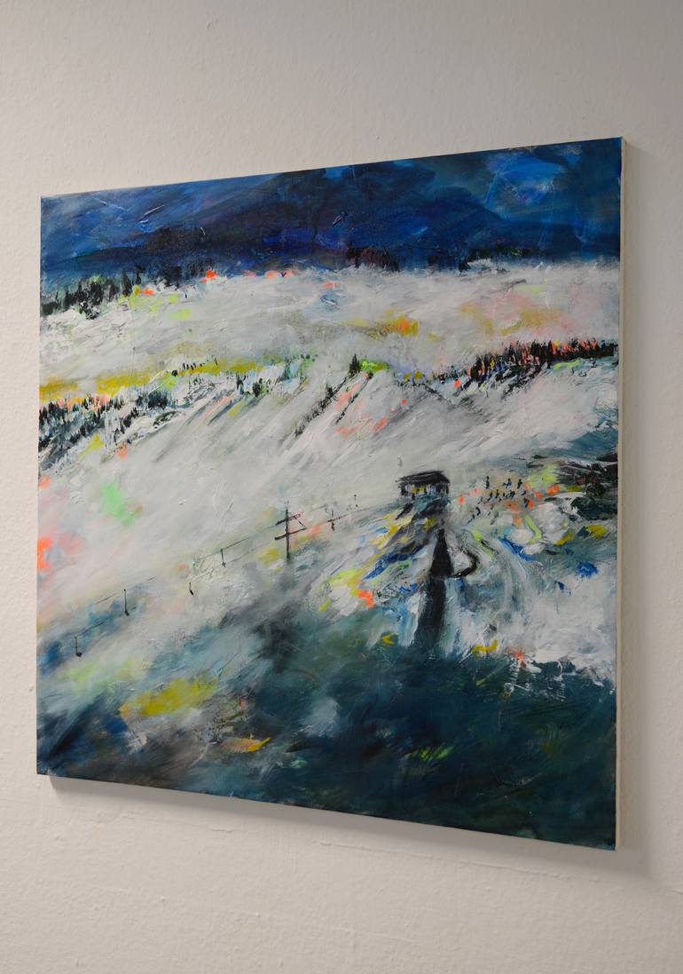 Original Expressionism Landscape Painting by Tanja Vetter