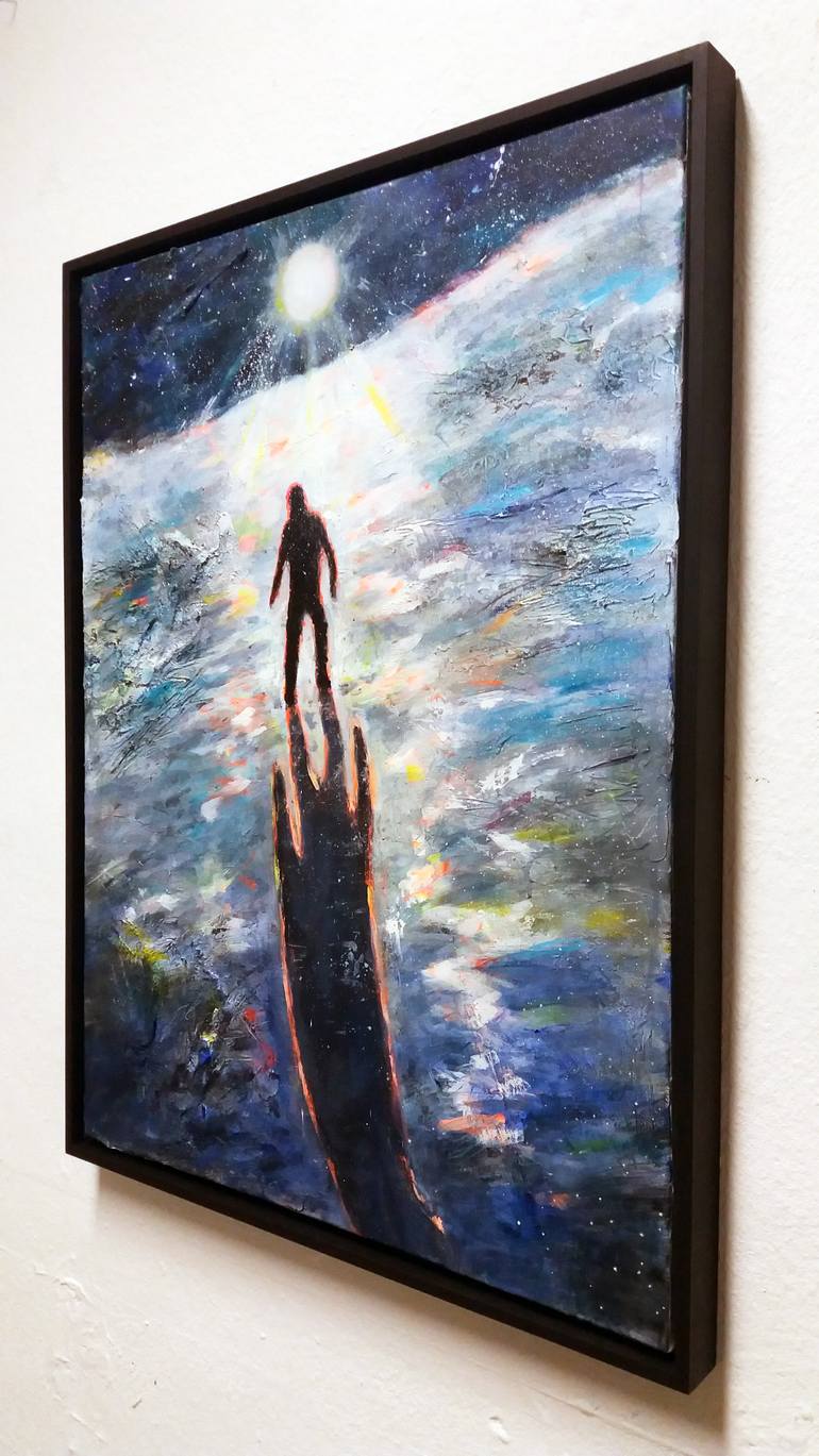 Original Abstract People Painting by Tanja Vetter