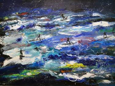 Original Expressionism Sport Paintings by Tanja Vetter