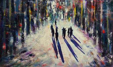 Original Expressionism People Paintings by Tanja Vetter