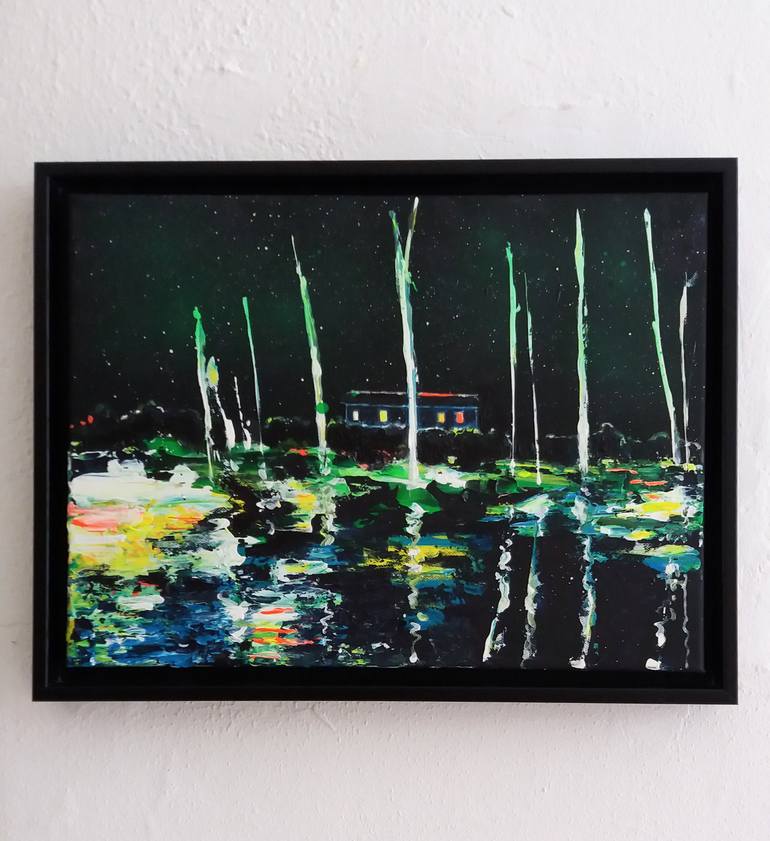 Original Expressionism Landscape Painting by Tanja Vetter