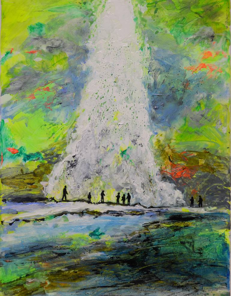 Original Expressionism Nature Paintings by Tanja Vetter