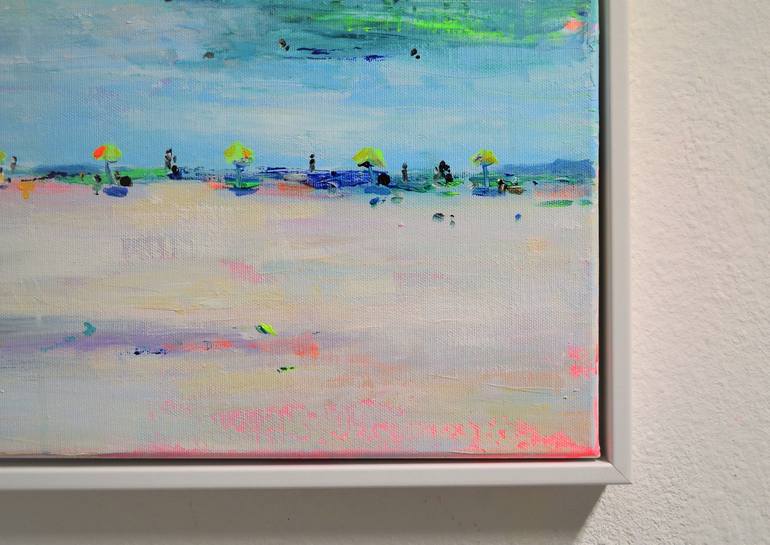 Original Expressionism Beach Painting by Tanja Vetter