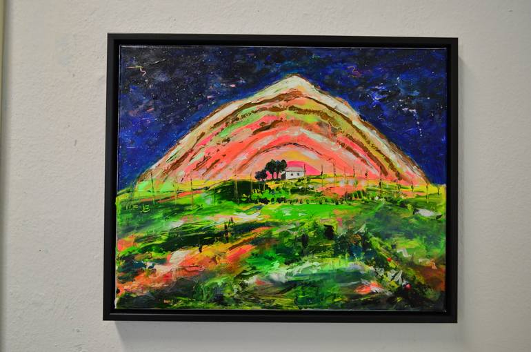 Original Expressionism Landscape Painting by Tanja Vetter