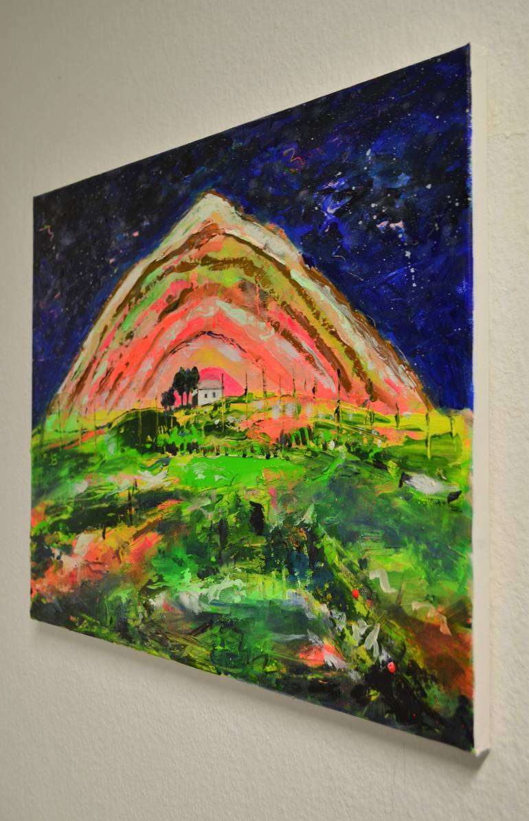 Original Expressionism Landscape Painting by Tanja Vetter