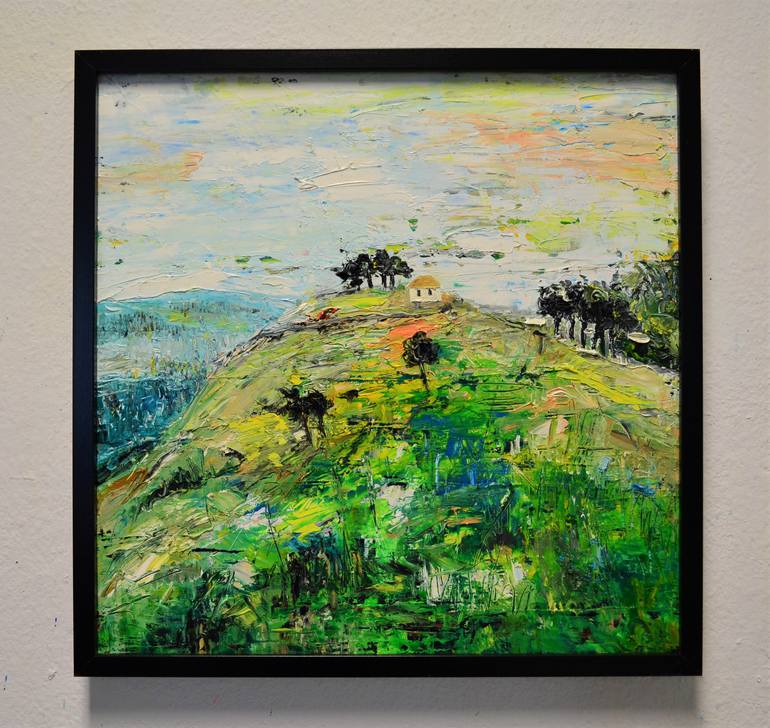 Original Expressionism Landscape Painting by Tanja Vetter