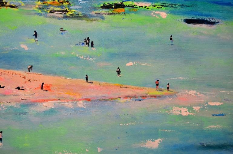 Original Modern Beach Painting by Tanja Vetter