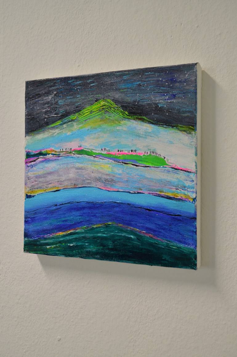 Original Expressionism Landscape Painting by Tanja Vetter