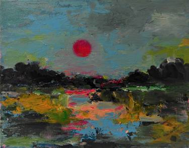 Original Expressionism Landscape Paintings by Tanja Vetter