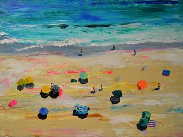 Print of Beach Paintings by Tanja Vetter