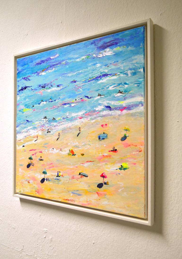 Original Beach Painting by Tanja Vetter