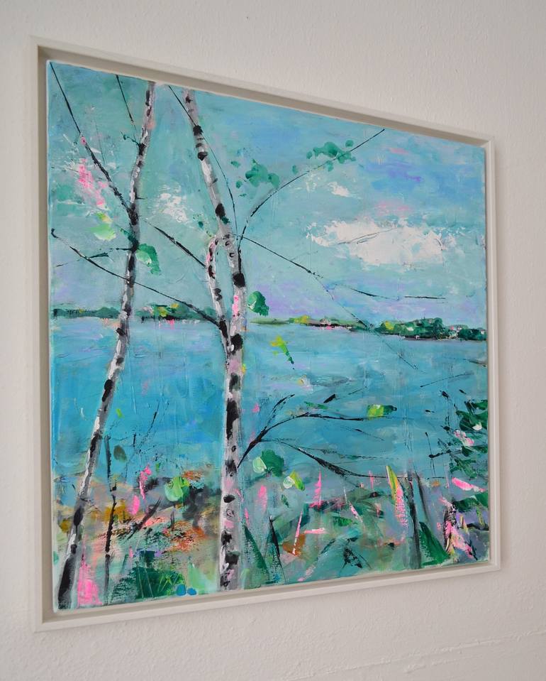 Original Expressionism Landscape Painting by Tanja Vetter