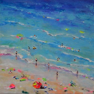 Print of Expressionism Beach Paintings by Tanja Vetter