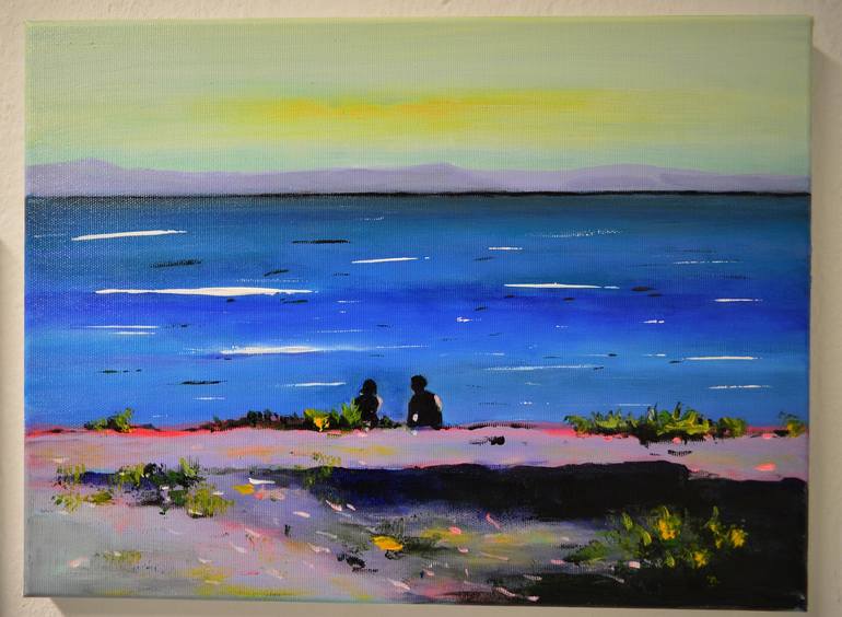 Original Beach Painting by Tanja Vetter