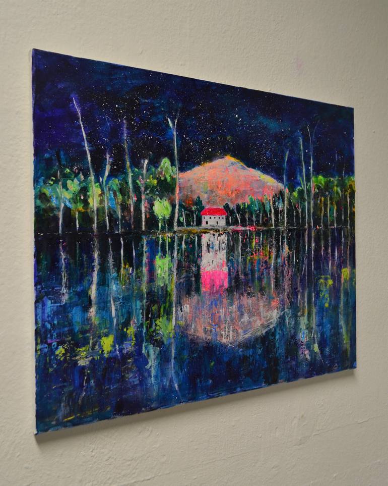 Original Expressionism Landscape Painting by Tanja Vetter