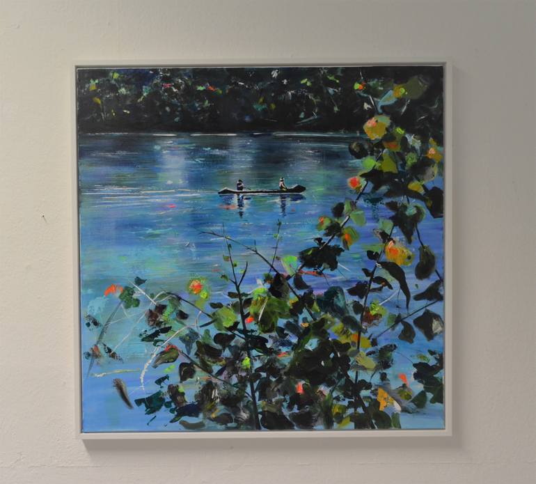 Original Expressionism Landscape Painting by Tanja Vetter