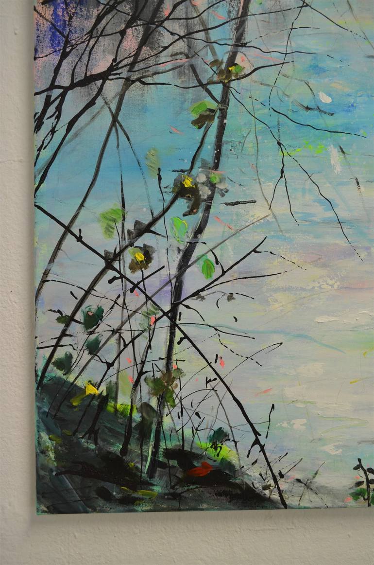 Original Expressionism Landscape Painting by Tanja Vetter