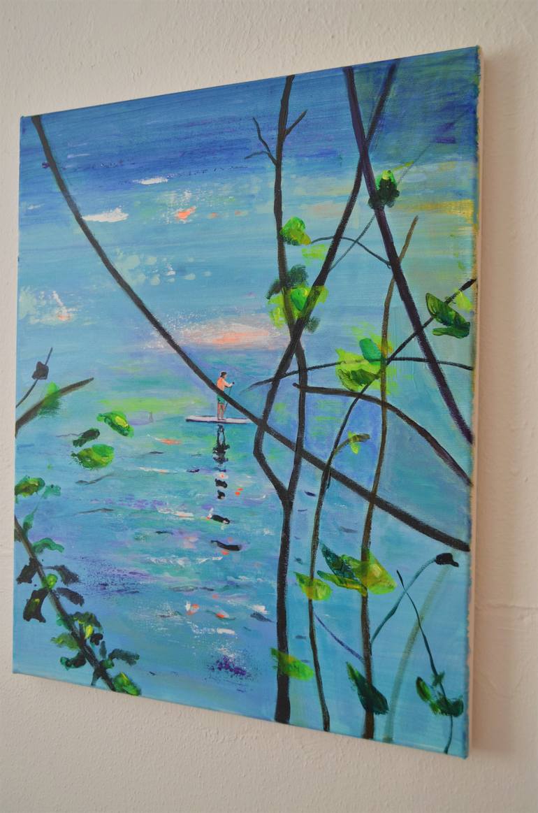 Original Expressionism Landscape Painting by Tanja Vetter