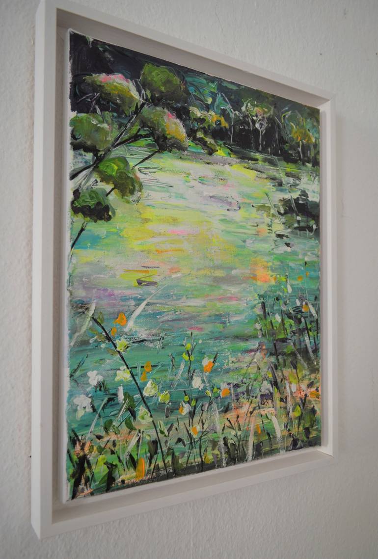 Original Expressionism Landscape Painting by Tanja Vetter