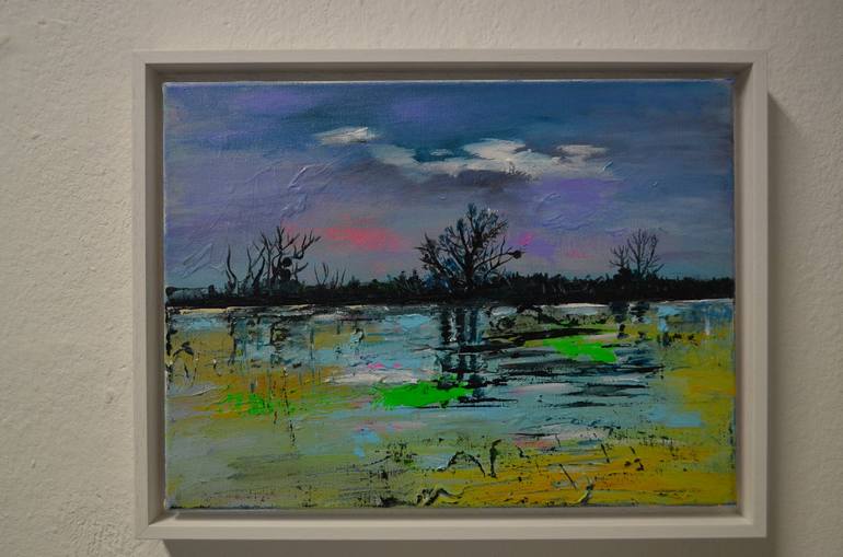 Original Expressionism Landscape Painting by Tanja Vetter