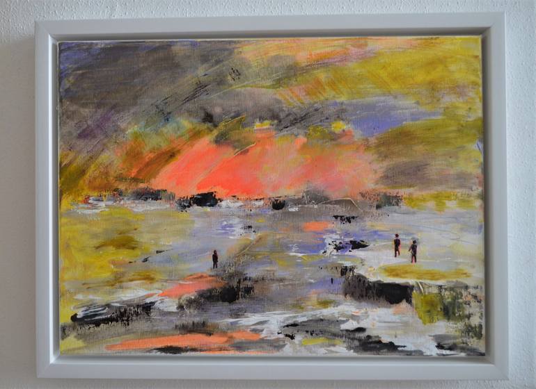 Original Expressionism Landscape Painting by Tanja Vetter