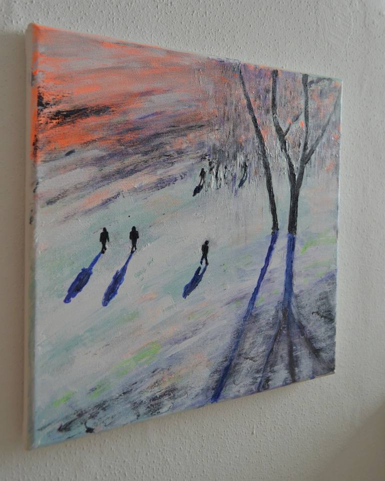 Original Expressionism Landscape Painting by Tanja Vetter