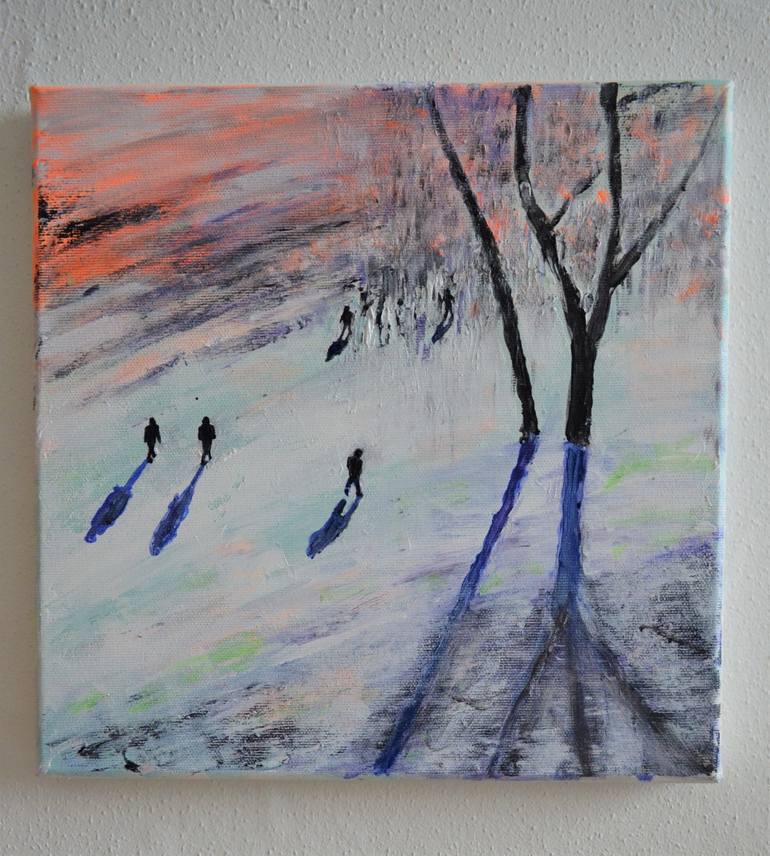 Original Expressionism Landscape Painting by Tanja Vetter