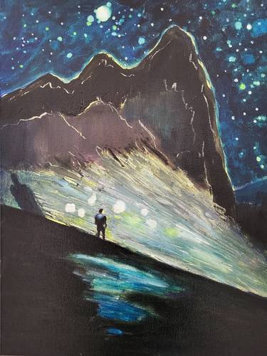 Original Expressionism Landscape Paintings by Tanja Vetter