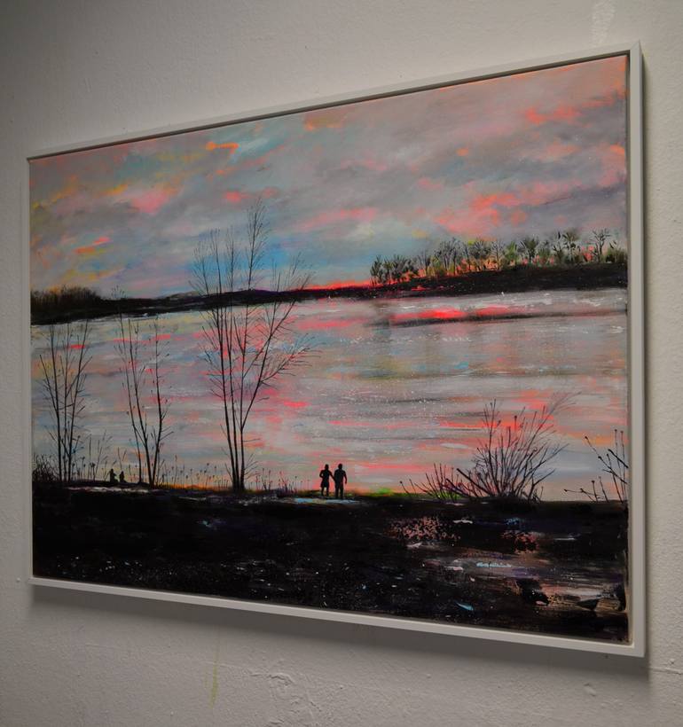 Original Expressionism Landscape Painting by Tanja Vetter