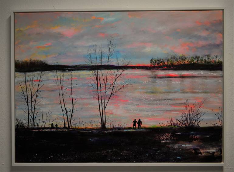 Original Expressionism Landscape Painting by Tanja Vetter