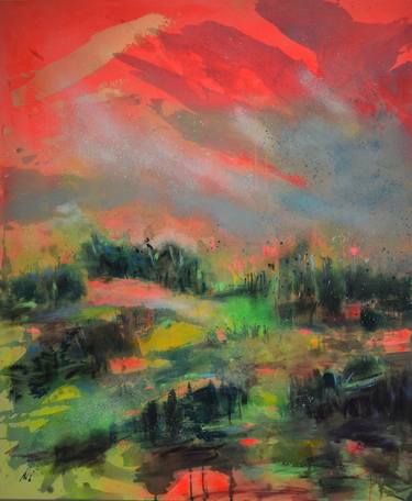 Print of Expressionism Landscape Paintings by Tanja Vetter