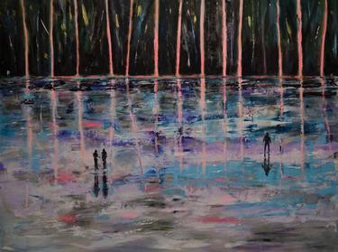 Original Expressionism Water Paintings by Tanja Vetter
