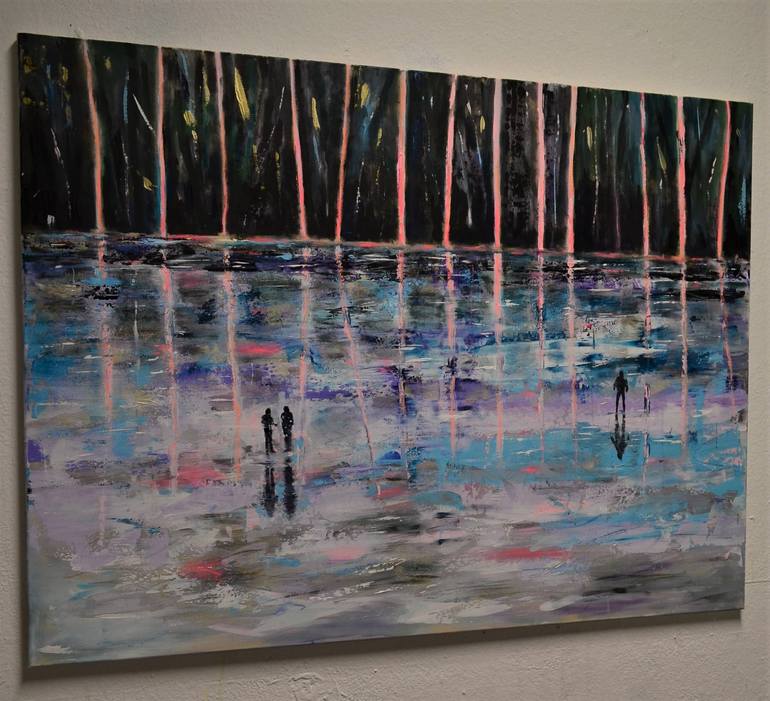 Original Expressionism Water Painting by Tanja Vetter