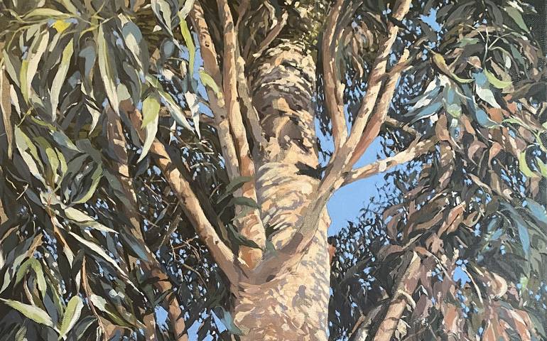 Original Contemporary Tree Painting by Karin Moorhouse