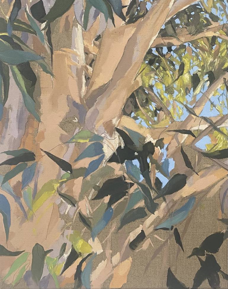 Original Contemporary Tree Painting by Karin Moorhouse